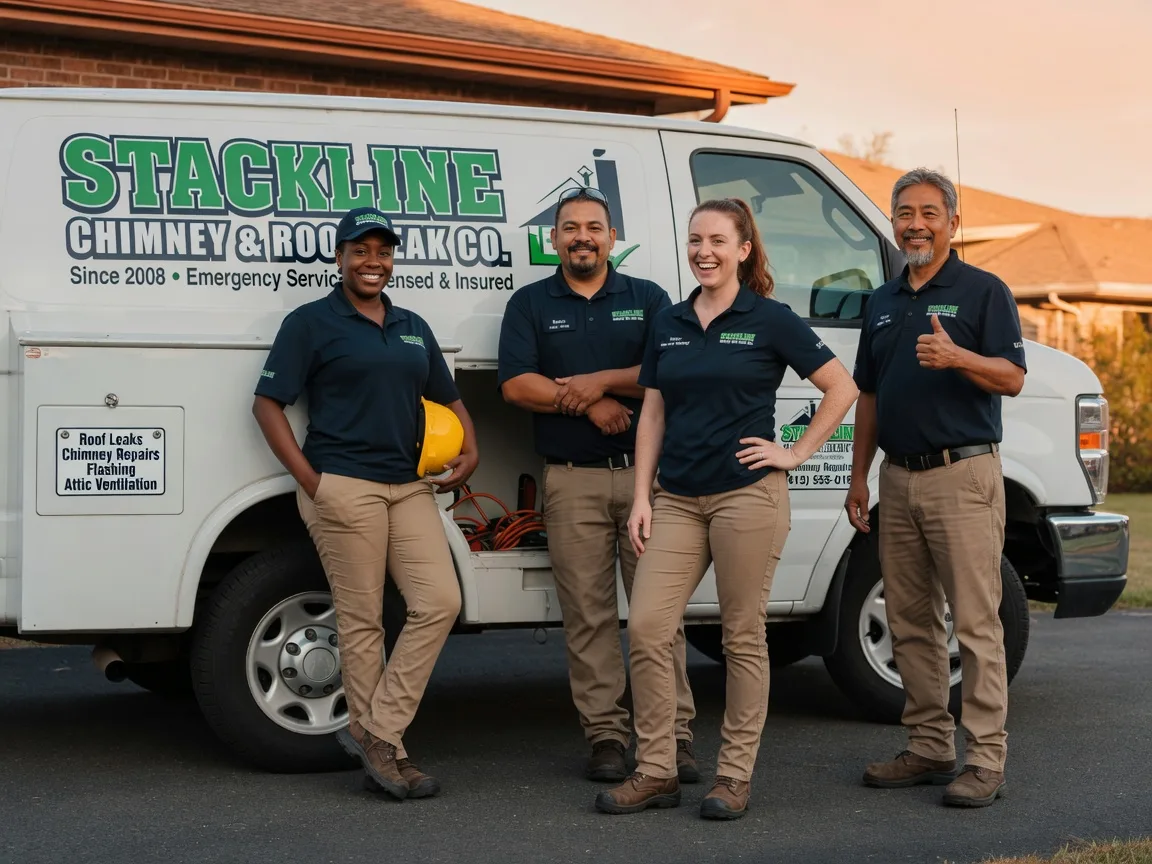 Chimney flashing repair company in Coweta, OK